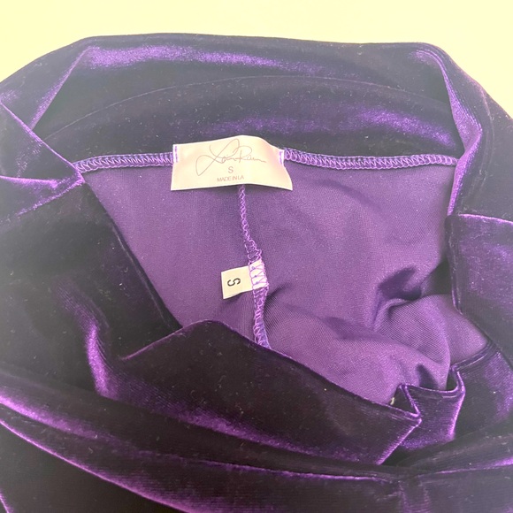NWOT ⚜️💜⚜️ Laina Rauma velvet purple shorts size S - Picture 6 of 11